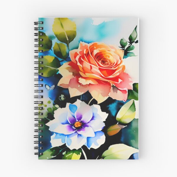 Item preview, Watercolor flowers designed and sold by dtmtattoo.
