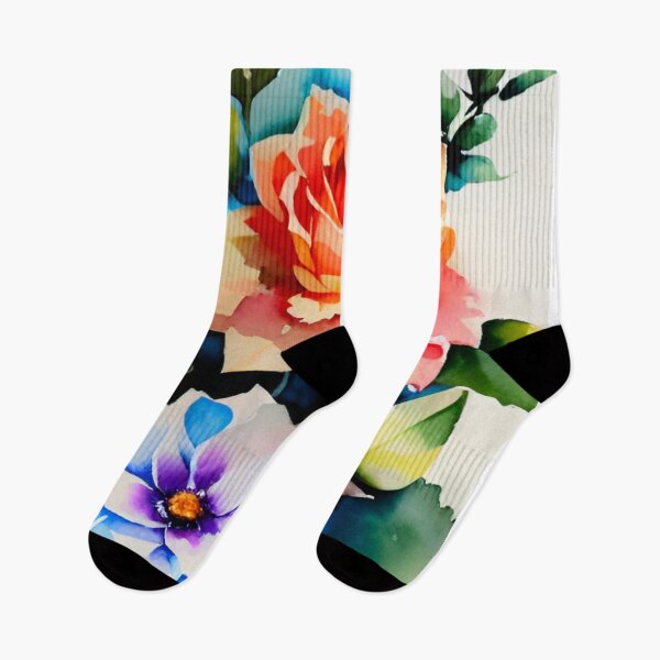 Item preview, Watercolor flowers designed and sold by dtmtattoo.