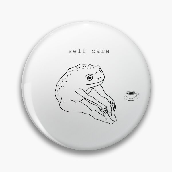 Item preview, Self Care Frog  Drinking coffee  designed and sold by minstore.
