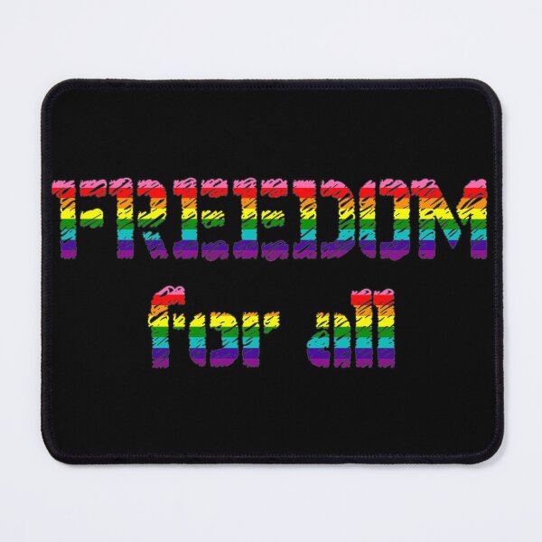 Item preview, Freedom for all LGBTQ designed and sold by Relics Of The Day.