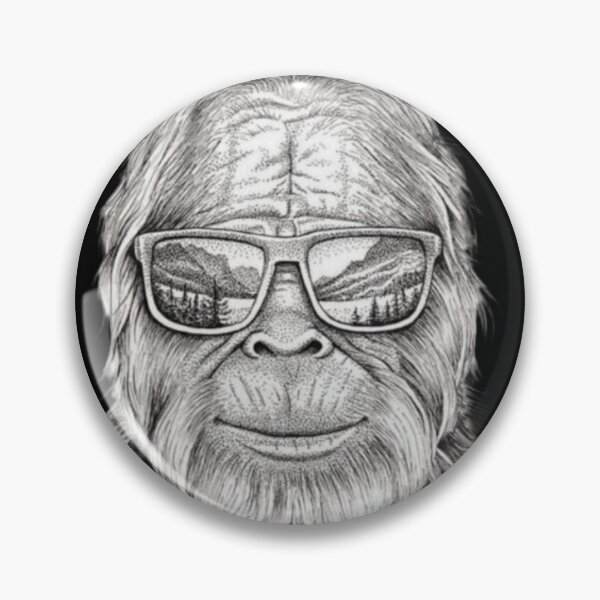 Item preview, Monkey ape man cool sunglasses designed and sold by Sanooshop.