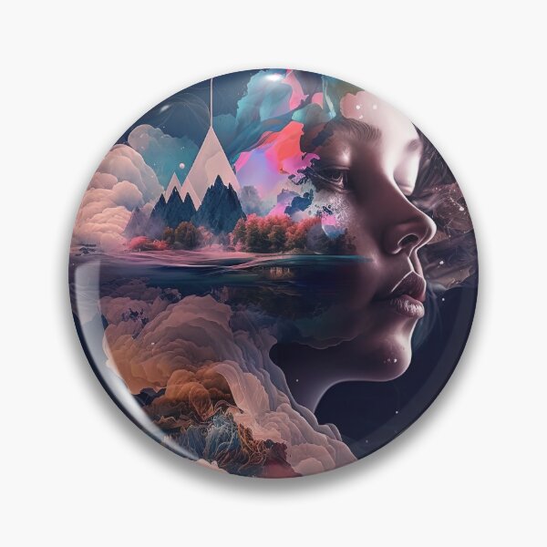 Item preview, Woman's Abstract Clouded Dream World designed and sold by Bleknervin.