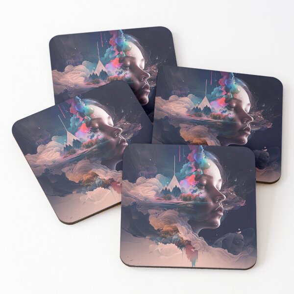 Item preview, Woman's Abstract Clouded Dream World designed and sold by Bleknervin.