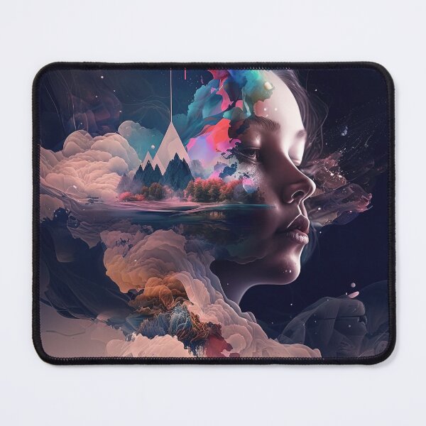 Item preview, Woman's Abstract Clouded Dream World designed and sold by Bleknervin.