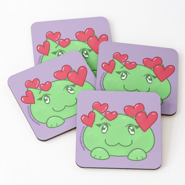 Item preview, Cat Slime Loves You!!! (TheWildMeowMeow Twitch Emote) designed and sold by KQsWonderland.