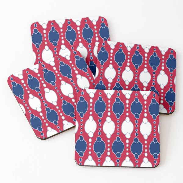 Item preview, Red white and blue bubbles  designed and sold by FrancesPoff.