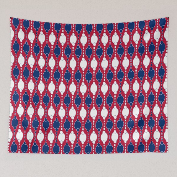 Item preview, Red white and blue bubbles  designed and sold by FrancesPoff.