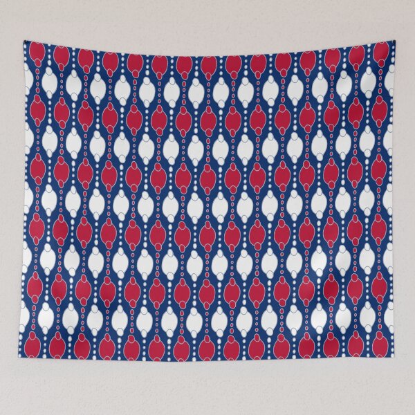 Item preview, Blue, Red and white Independence bubbles  designed and sold by FrancesPoff.