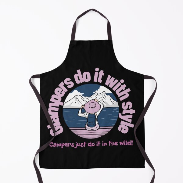 Item preview, Glam camping - Glampers do it with style - Campers just do it in the wild designed and sold by ElLocoMus.