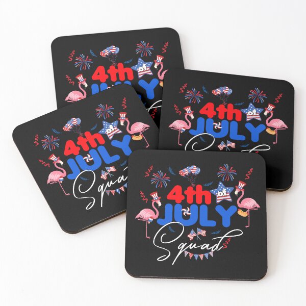 Item preview, 4th of July Flamingo Squad Flamingo Lovers Group Matching  designed and sold by Nzgiftsandmore.