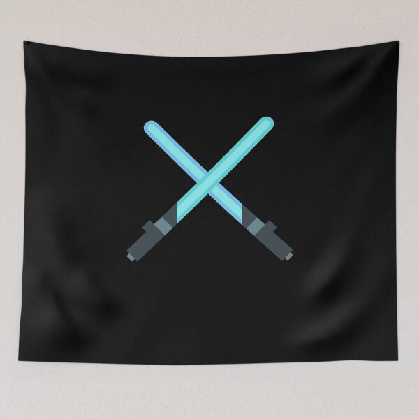 Item preview, Blue vs Blue lightsaber Epic Fight designed and sold by Occas1onalArt.