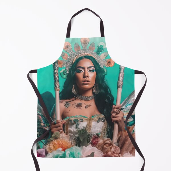Item preview, Beautiful Aztec Warrior Woman - Digital Art for Strong Women designed and sold by All Souls Dream.