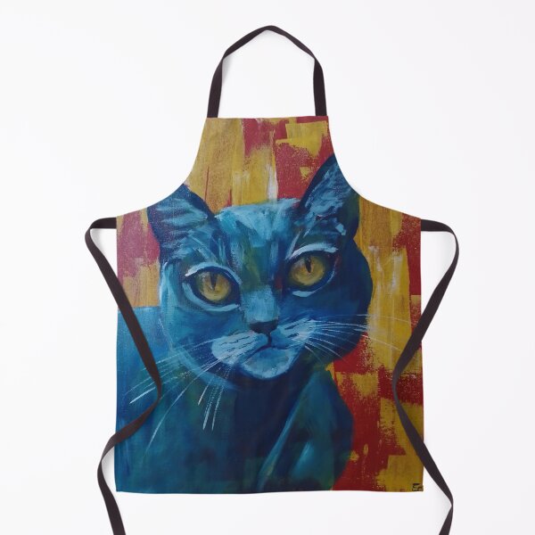 Item preview, Blue Cat Painting designed and sold by evelyn-at-work.