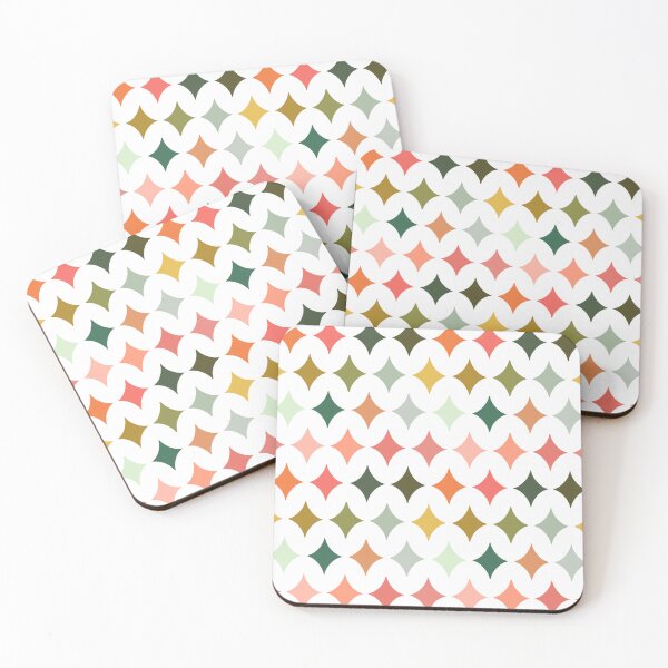 Item preview, Pink and Green Toned Diamond Pattern  designed and sold by accountingann.