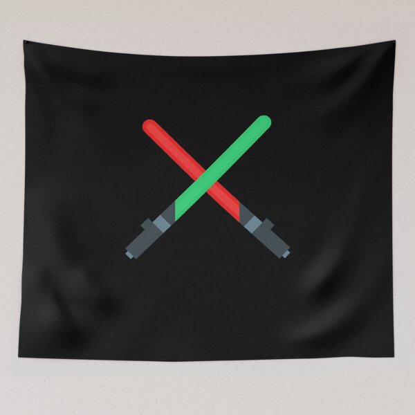 Item preview, Green and Red lightsaber Epic Fight designed and sold by Occas1onalArt.