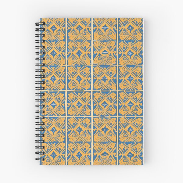 Item preview, Retro Tile Pattern Blue and Yellow designed and sold by RetroTile.