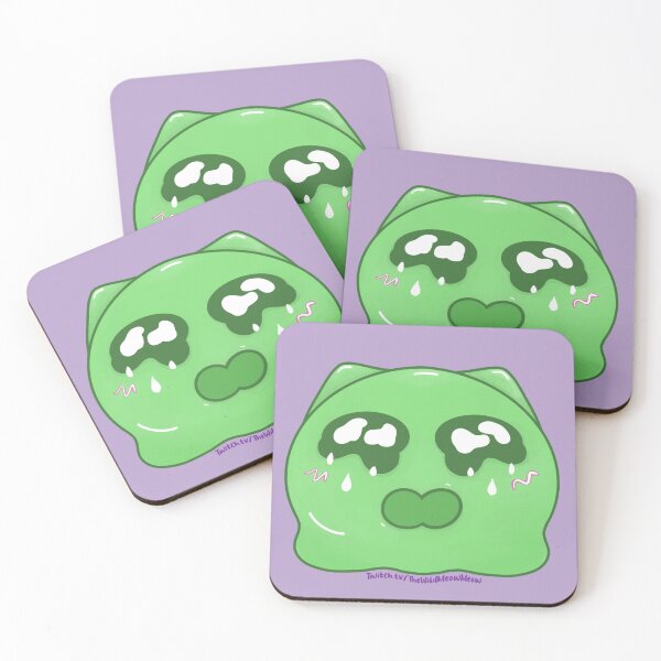 Item preview, One Sad Cat Slime :'( [TheWildMeowMeow Twitch Emote] designed and sold by KQsWonderland.