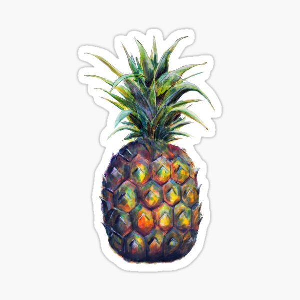 Pineapple Crown Sticker – J.Falkner Cards