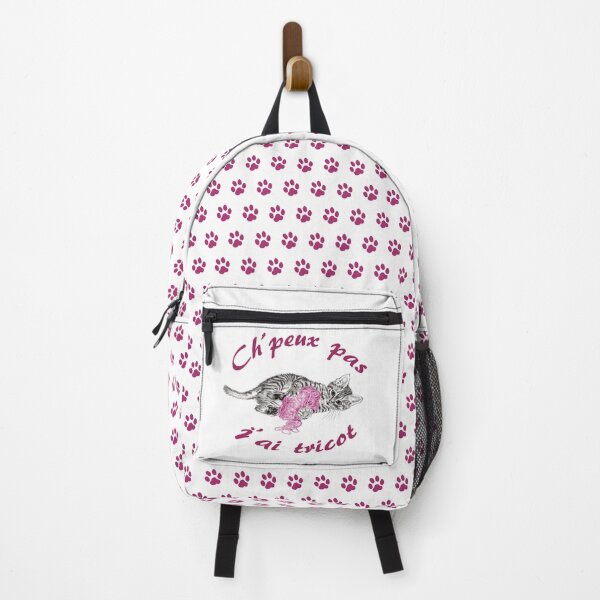 Item preview, Chaton à la pelota - graphite version and colorized pink, text in French designed and sold by SylvieG18.