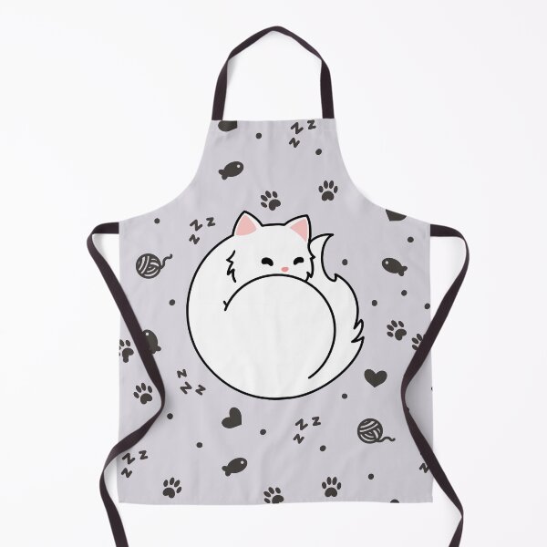 Item preview, White Cat - Sleeping designed and sold by missnisa.