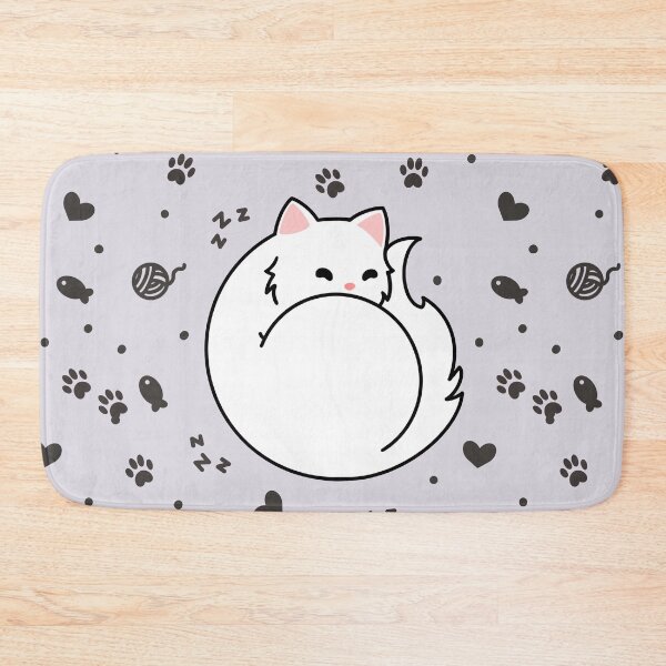 Item preview, White Cat - Sleeping designed and sold by missnisa.