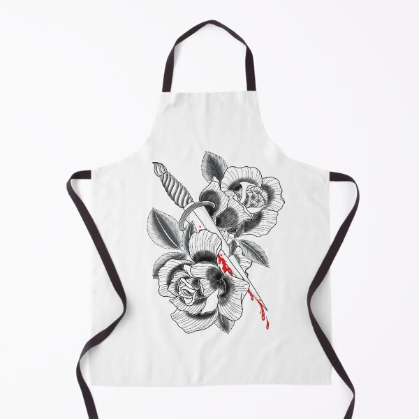 Item preview, Dagger and Roses, black and white designed and sold by Elifndz.