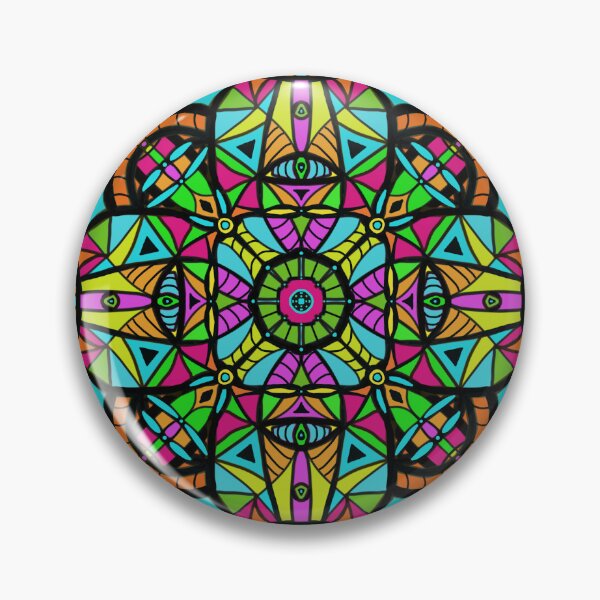 Aperçu de l'œuvre Mandala en vitrail créée et vendue par Tkoransky.