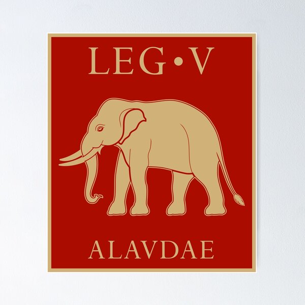 Item preview, Imperial Roman Army - Legio V Alaudae designed and sold by The Abstract Vision.