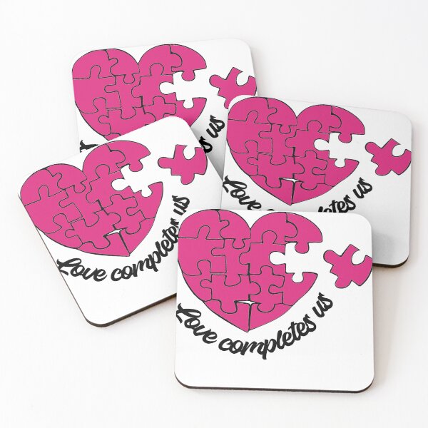 Item preview, Love Completes Us Puzzle Pieces | Romantic Gift Idea designed and sold by StickerAndLove.