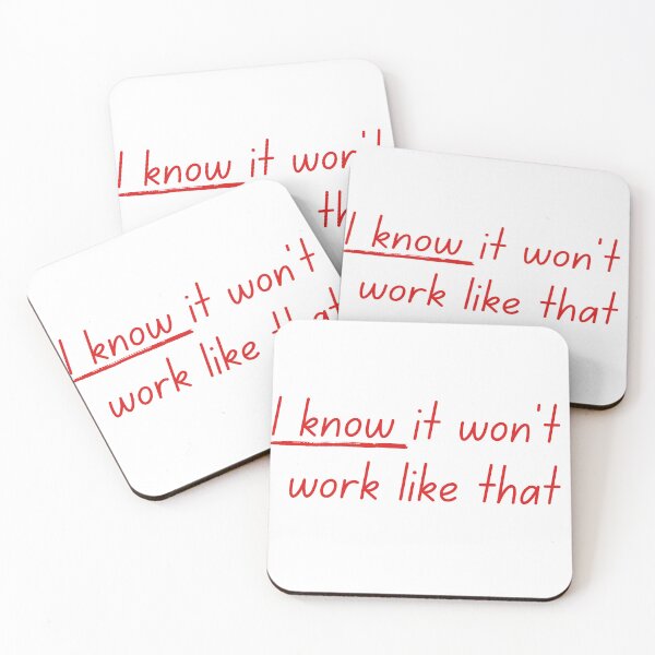 Item preview, I know it won't work lyric designed and sold by katiebca2.