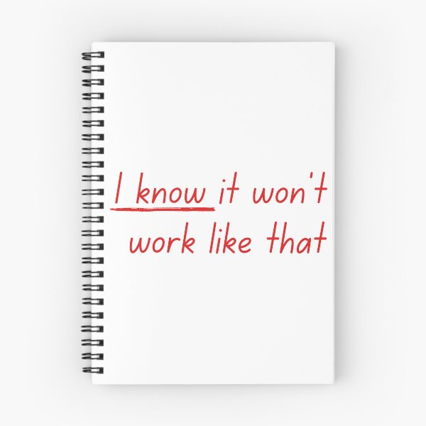 Item preview, I know it won't work lyric designed and sold by katiebca2.