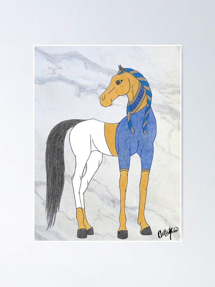 Drawing a HORSE HEAD with watercolor pencils- easy tutorial » Hildur.K.O  Art blog