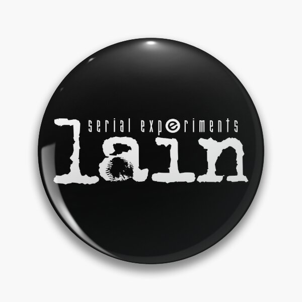 Item preview, Serial Experiments Lain logo /シリアルエクスペリメンツレイン / Lain designed and sold by JCBA.