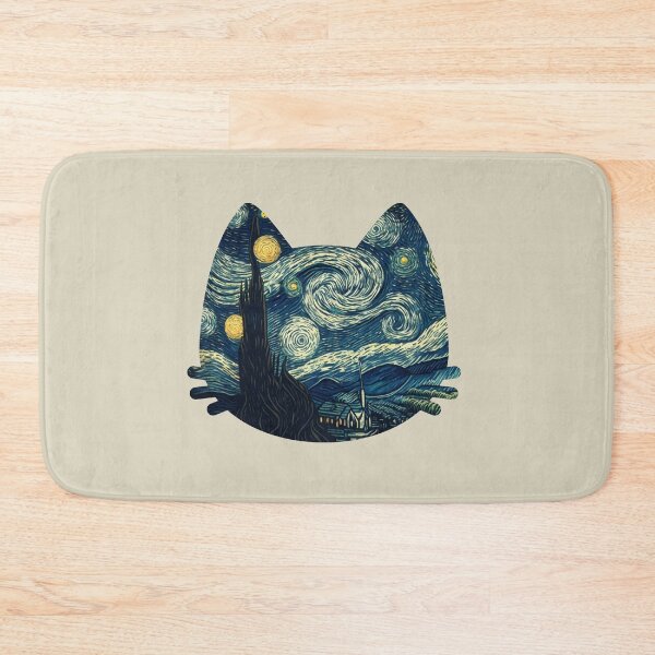 Item preview, gato van gogh designed and sold by Vangoholic.