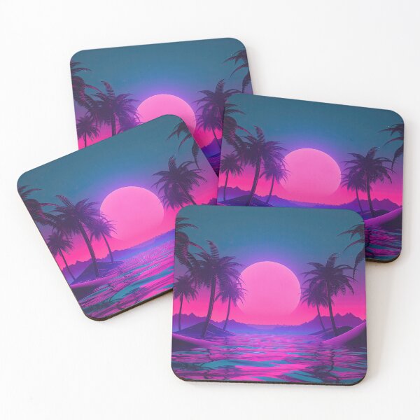 Item preview, Neon Tides: A Vaporwave Celebration of Oceanic Visions designed and sold by Mullet Monkey.