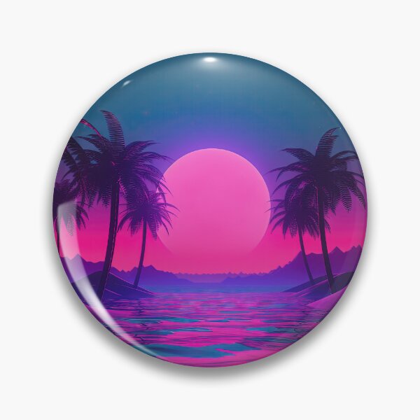 Item preview, Neon Tides: A Vaporwave Celebration of Oceanic Visions designed and sold by Mullet Monkey.