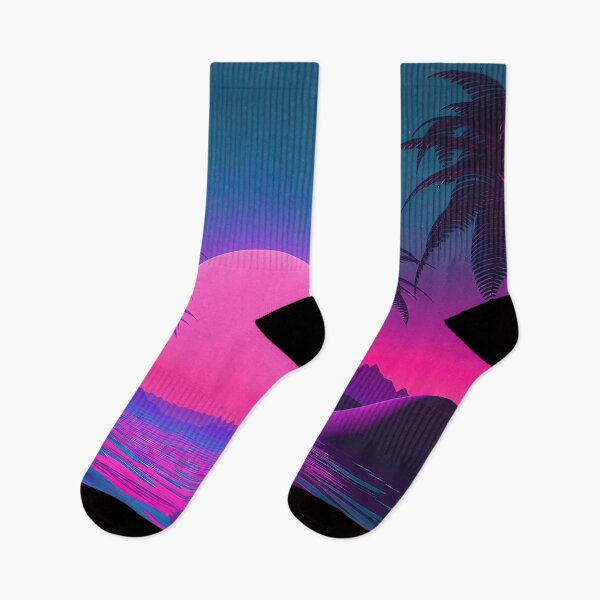Item preview, Neon Tides: A Vaporwave Celebration of Oceanic Visions designed and sold by Mullet Monkey.