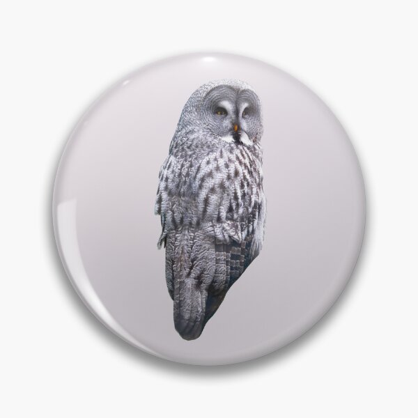 Item preview, Great Grey Owl designed and sold by RainbowSpinkle.