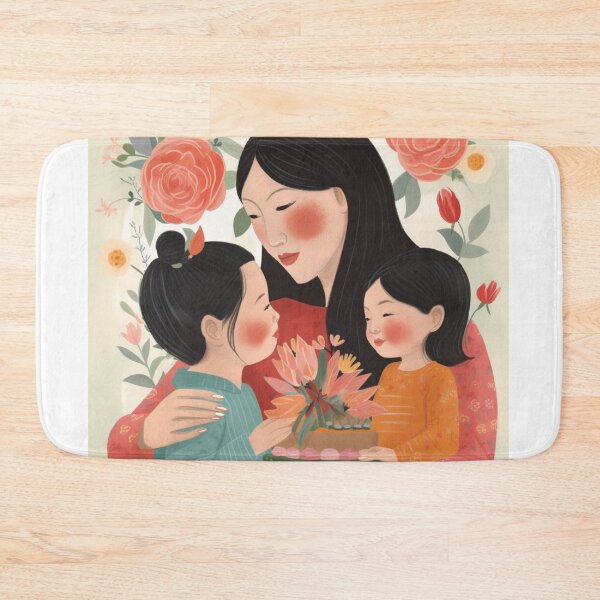 Item preview, Mother's Day, Mother and Children, Asian, AAPI, Asian American Pacific Islander History Month  designed and sold by ksan30.