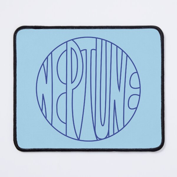 Item preview, Blue outlined Neptune designed and sold by 3RingsSaturn.