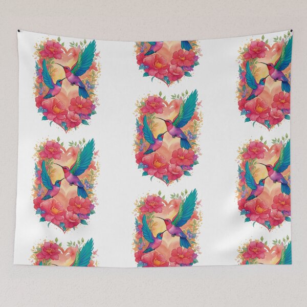 Item preview, Vibrant Hummingbird Sticker - Spread the love with this colorful sticker designed and sold by StickerAndLove.