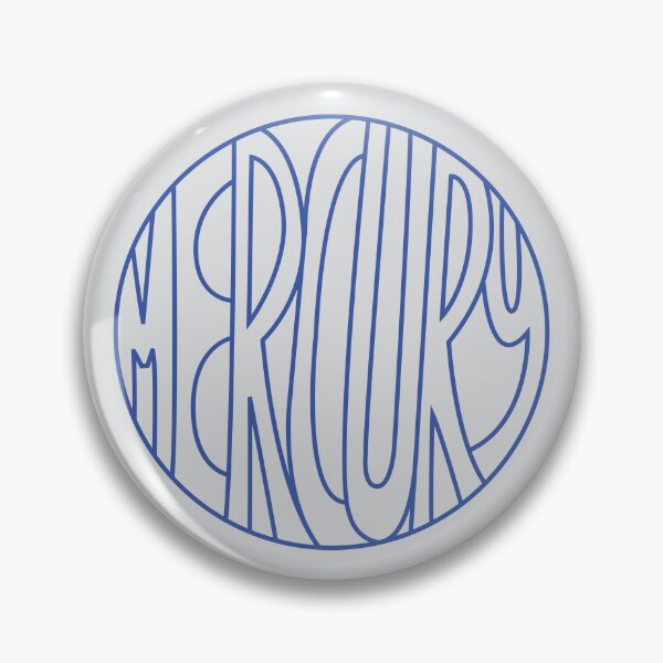 Item preview, Blue outlined Mercury designed and sold by 3RingsSaturn.