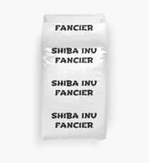 shiba inu fancier Duvet Cover