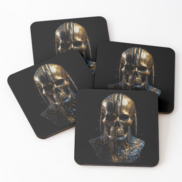 Item preview, Gold melting Skull of the Pharaoh, the King of Egypt. designed and sold by paulo silveira.