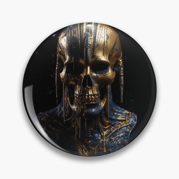 Item preview, Gold melting Skull of the Pharaoh, the King of Egypt. designed and sold by paulo silveira.