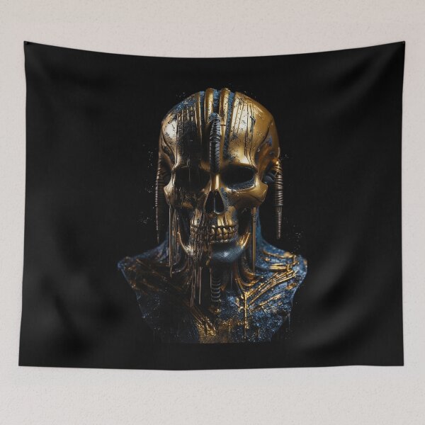 Item preview, Gold melting Skull of the Pharaoh, the King of Egypt. designed and sold by paulo silveira.