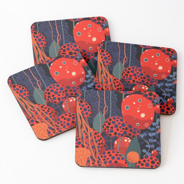 Item preview, High saturation color polka dot planet forest decorative painting 02 designed and sold by UnaWu533.