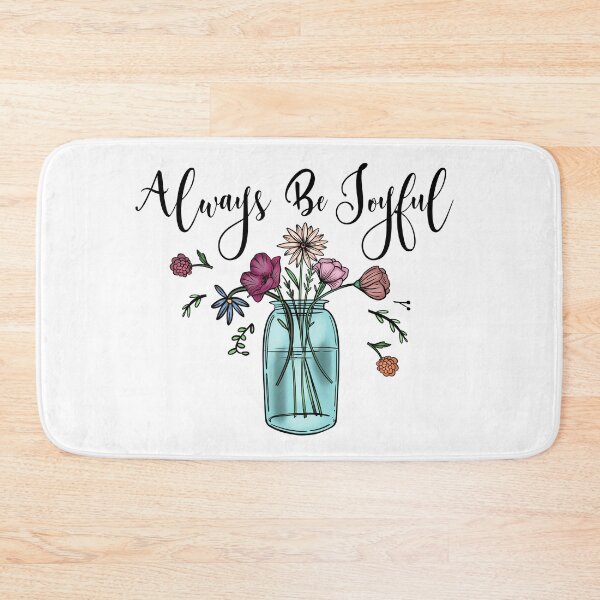 Item preview, Always Be Joyful Jar - 1 Thessalonians 5:16 designed and sold by amazingjoy.
