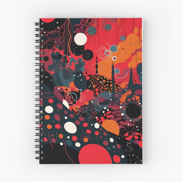 Item preview, High saturation color polka dot planet forest decorative painting 03 designed and sold by UnaWu533.