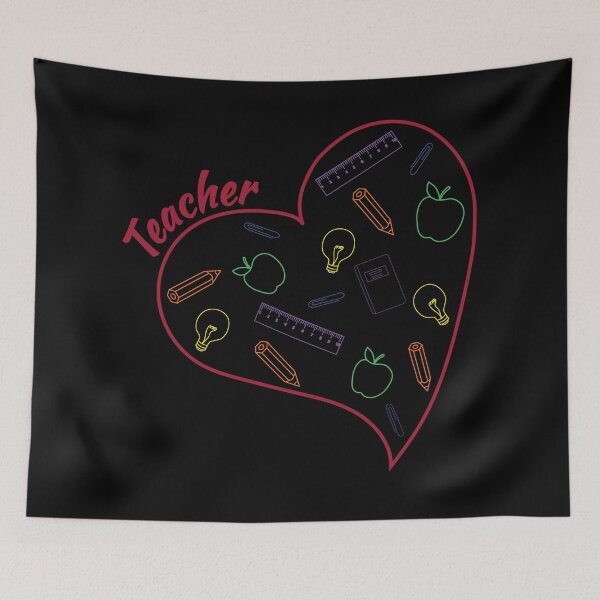 Item preview, Teachers Heart designed and sold by PixHailDesigns.